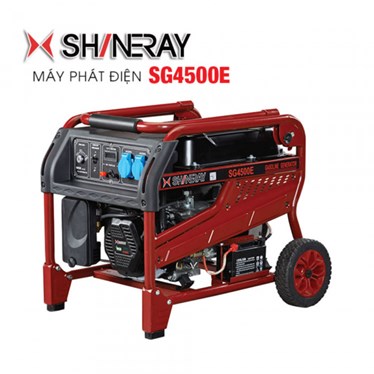 may phat dien chay xang shineray sg4500e (3kw) co de  hinh 1