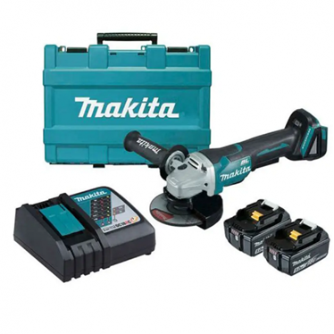 may mai goc makita - dga408rtj1 (100mm-18v*2 5.0ah)  hinh 1