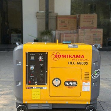may phat dien chay dau 5,5kw tomikama 6800s hinh 1