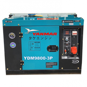may phat dien chay dau 8kw yanmar ydm9800 3 pha hinh 1