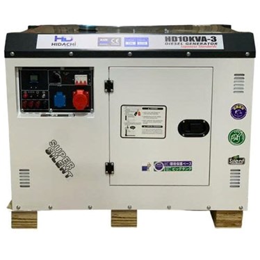 may phat dien chay dau 10kva hidachi hd10kva-3 (3 pha) hinh 1