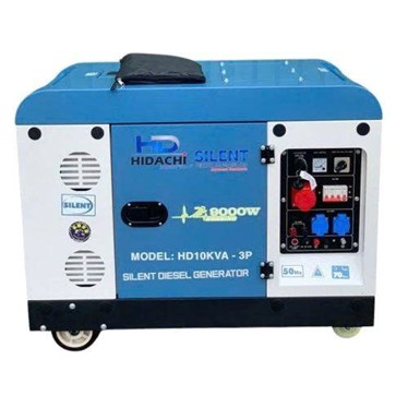 may phat dien 9kw hidachi hd-10kva-3 (220v va 380v) hinh 1