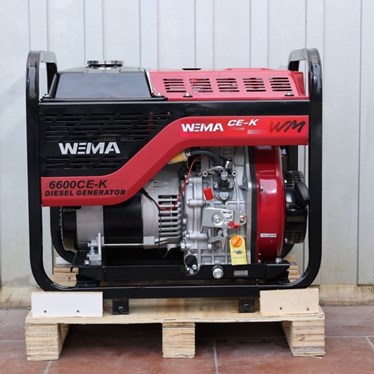 may phat dien chay dau 5kw weima wm6600ce-k hinh 1