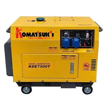 may phat dien chay dau 5kw komatsuki kde7500t hinh 1