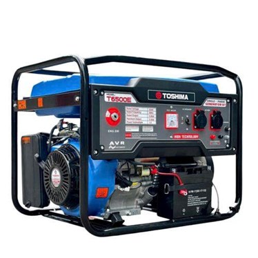 may phat dien chay xang 5kw toshima t65e (de no) hinh 1