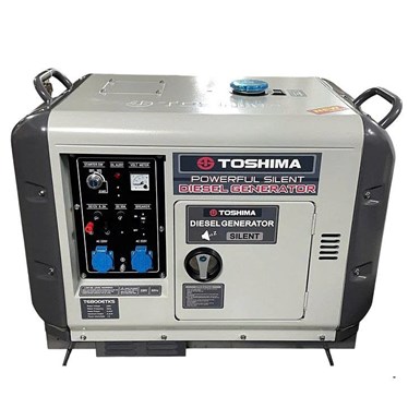 may phat dien chay dau 5kw toshima t68es hinh 1