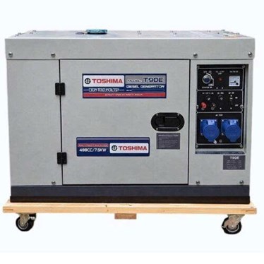 may phat dien chay dau 7kw toshima t90e hinh 1