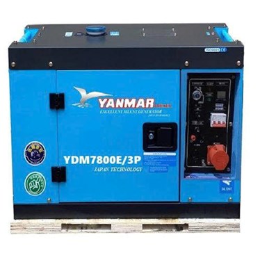 may phat dien chay dau 6kw yanmar ydm7800e 3 pha hinh 1