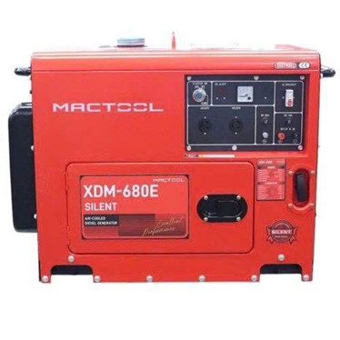may phat dien 5kw mactool xdm-680e (chay dau) hinh 1