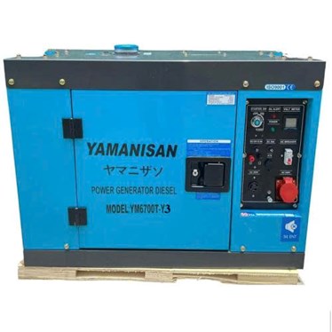 may phat dien chay dau 5kw yamanisan ym6700t/y (3 pha) hinh 1
