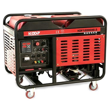 may phat dien chay dau 10kw koop kdf12000xe-3 hinh 1