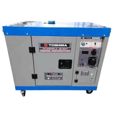 may phat dien chay dau 10kva toshima t9000es hinh 1