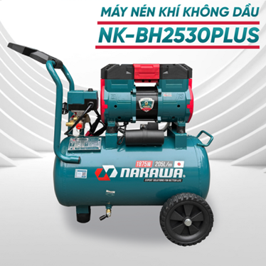 may nen khi 30 lit khong dau nakawa nk-bh2530 plus hinh 1