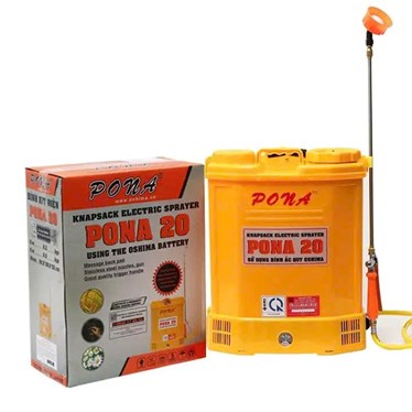 binh xit dien phun thuoc 20 lit pona pn20 (ac qui 12v8ah) hinh 1