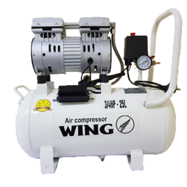 may nen khi khong dau wing 3/4hp tw-of550-25l hinh 1