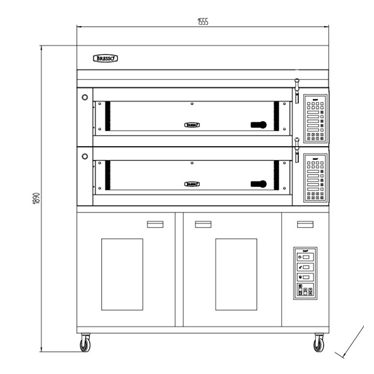 lo nuong banh bresso hbwo-3210 hinh 1