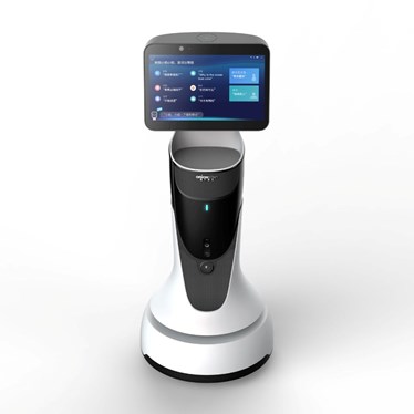 robot dich vu ai greetingbot mini hinh 1