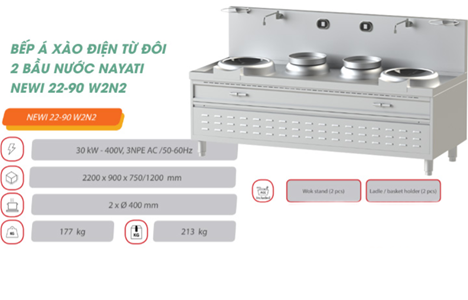 bep a xao dien tu doi 2 bau nuoc nayati newi 22-90 w2n2 hinh 2