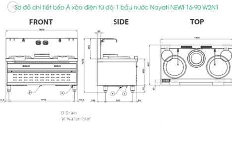 bep a xao dien tu doi 1 bau nuoc nayati newi 16-90 w2n1 hinh 2