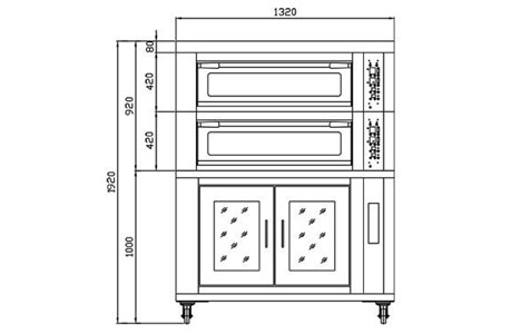 lo nuong ket hop tu u sinmag sk2-622h+sk2-12p hinh 3