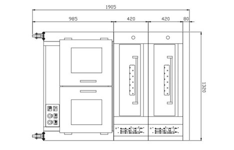 lo nuong ket hop voi tu u sinmag sm2-522h+sm2-10fg hinh 3