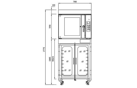 lo nuong banh ket hop tu u sinmag sm2-705e+sm-716f hinh 2