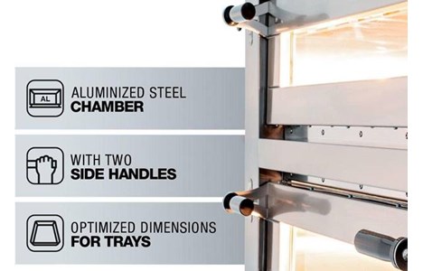 lo nuong banh pizza dung dien prismafood maior le trays 66l hinh 3