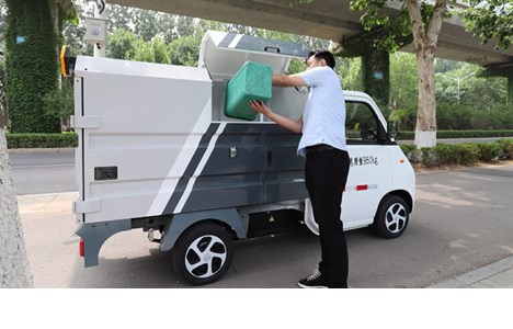 xe cho rac dien by - lf1000  hinh 2