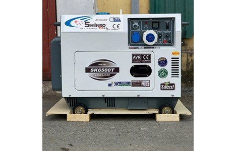 may phat dien 5kw chay dau shinko sk6500t hinh 2