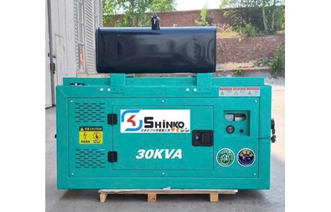 may phat dien 30kva gac container lanh shinko japan hinh 2