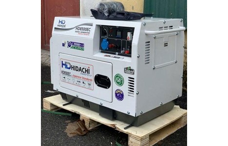 may phat dien chay dau 6kw hidachi hd8500ec hinh 2