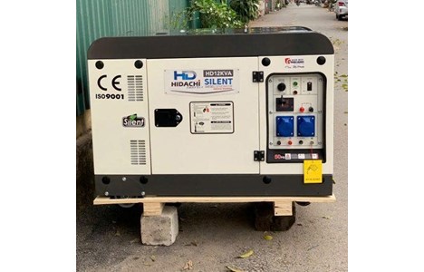 may phat dien diesel 12kva hidachi hd-12kva (chong on) hinh 2