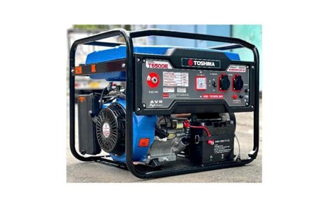 may phat dien chay xang 5kw toshima t65e (de no) hinh 2
