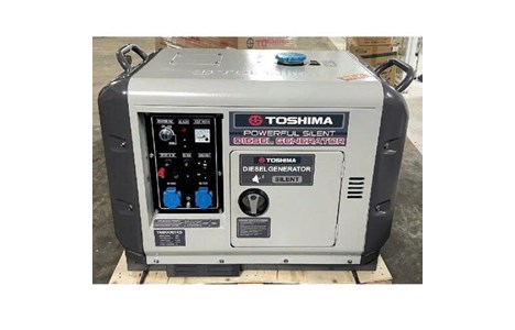 may phat dien chay dau 5kw toshima t68es hinh 2