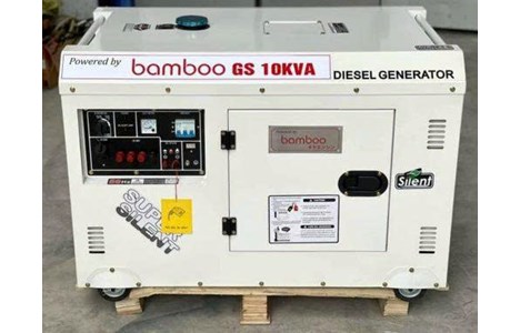 may phat dien chay dau 10kva bamboo gs (chong on) hinh 2