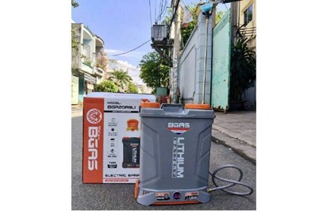 binh xit phun thuoc 20l bgas bga20a9li (pin lithium) hinh 2