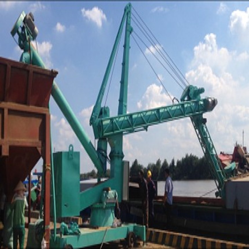 may hut xi mang cong suat lon(cement ship unloader) hinh 0