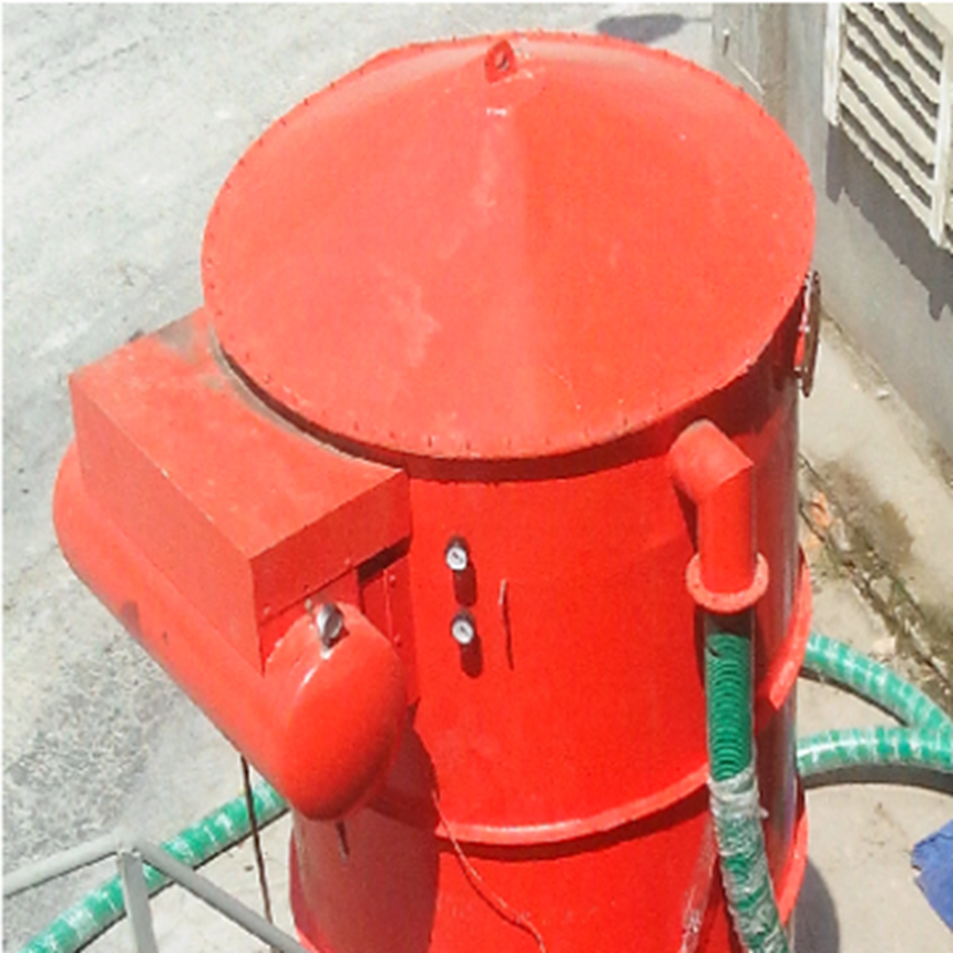 may hut xi mang tu silo chua ra xe bon hinh 0