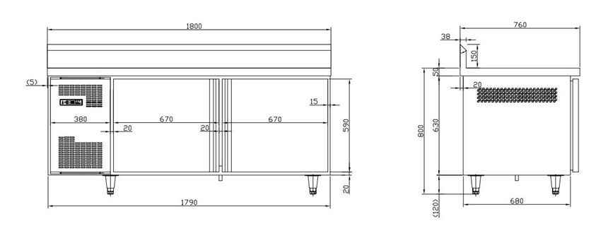 ban mat 2 canh kolner tc0.4l2b (lanh truc tiep, co tua lung) hinh 0