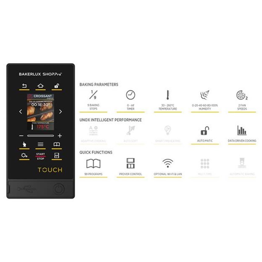 lo nuong doi luu unox bakerlux shop.pro™ touch xeft-04hs-etdv hinh 2
