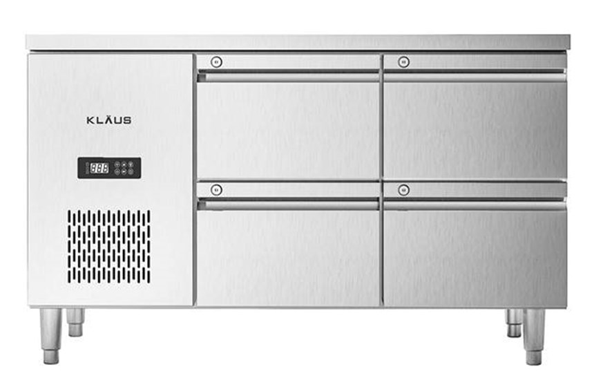 ban mat inox 4 ngan keo klaus kdc-1.1-2n hinh 0