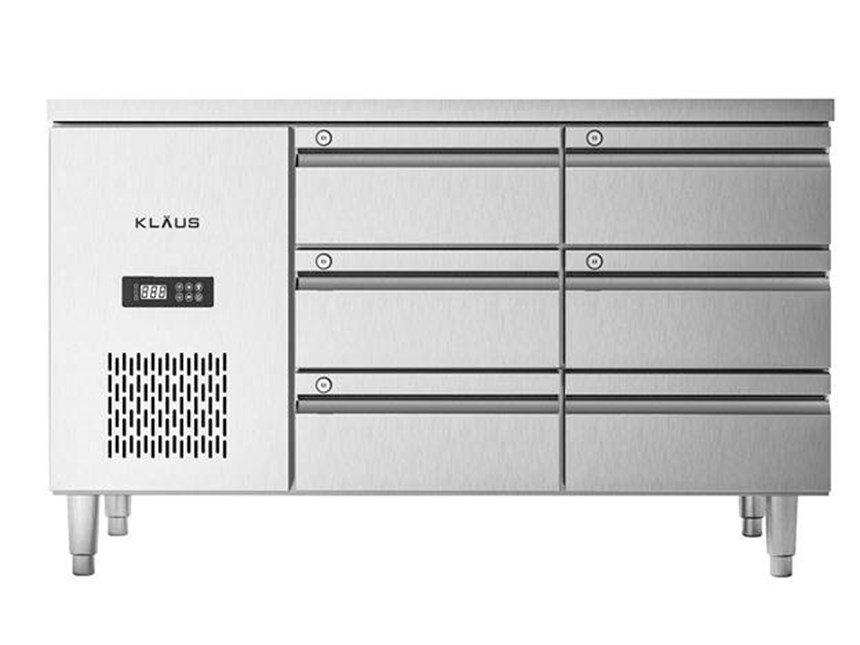 ban mat inox 6 ngan keo klaus kdc-1.1-2w hinh 0