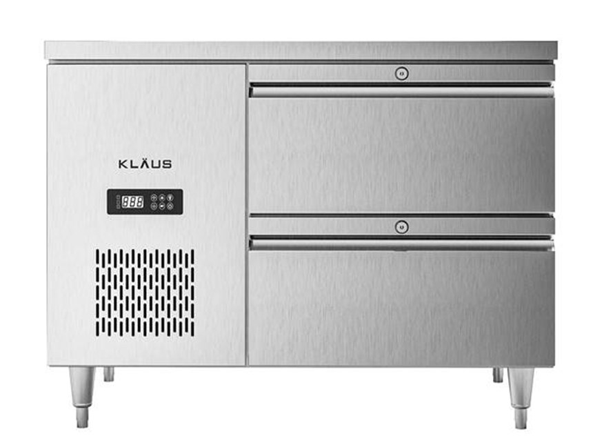 ban dong inox 2 ngan keo klaus kdf-2.1-1n hinh 0