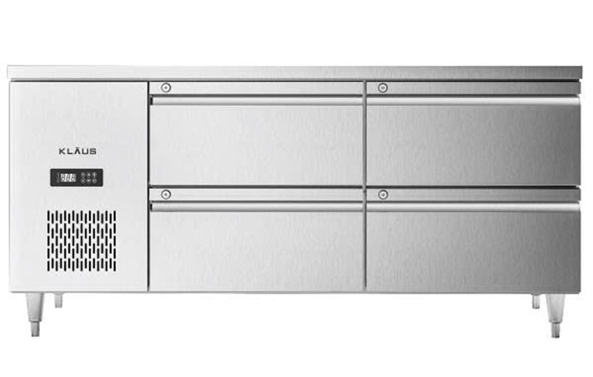 ban dong inox 4 ngan keo klaus kdf-2.1-2n hinh 0