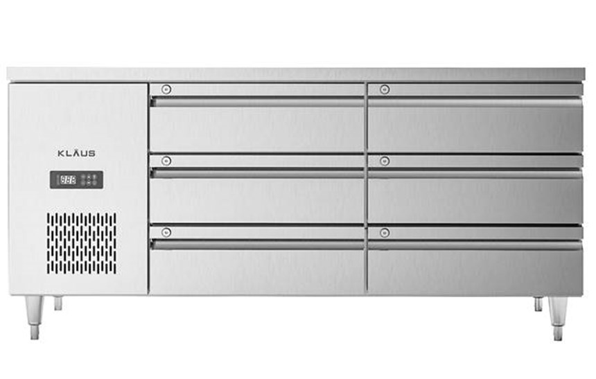 ban mat inox 6 ngan keo klaus kdc-2.1-2w hinh 0