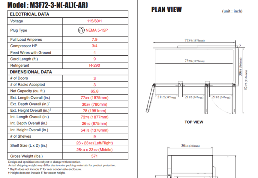 tu dong 3 canh turbo air m3f72-3-n hinh 0