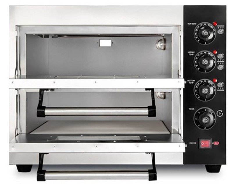 lo nuong pizza 2 tang dung dien hongling pzd-4040-02 hinh 1