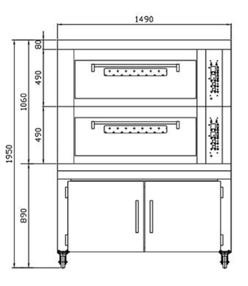 lo nuong ket hop tu u sinmag sm-802t+sm-15fg hinh 0