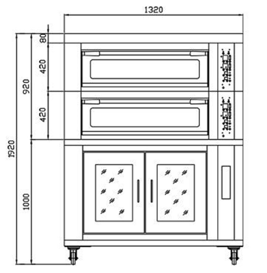 lo nuong ket hop tu u sinmag sk2-622h+sk2-12p hinh 1