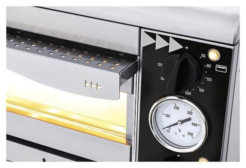 lo nuong pizza 2 banh dung dien prismafood hideo 2/40 hinh 1